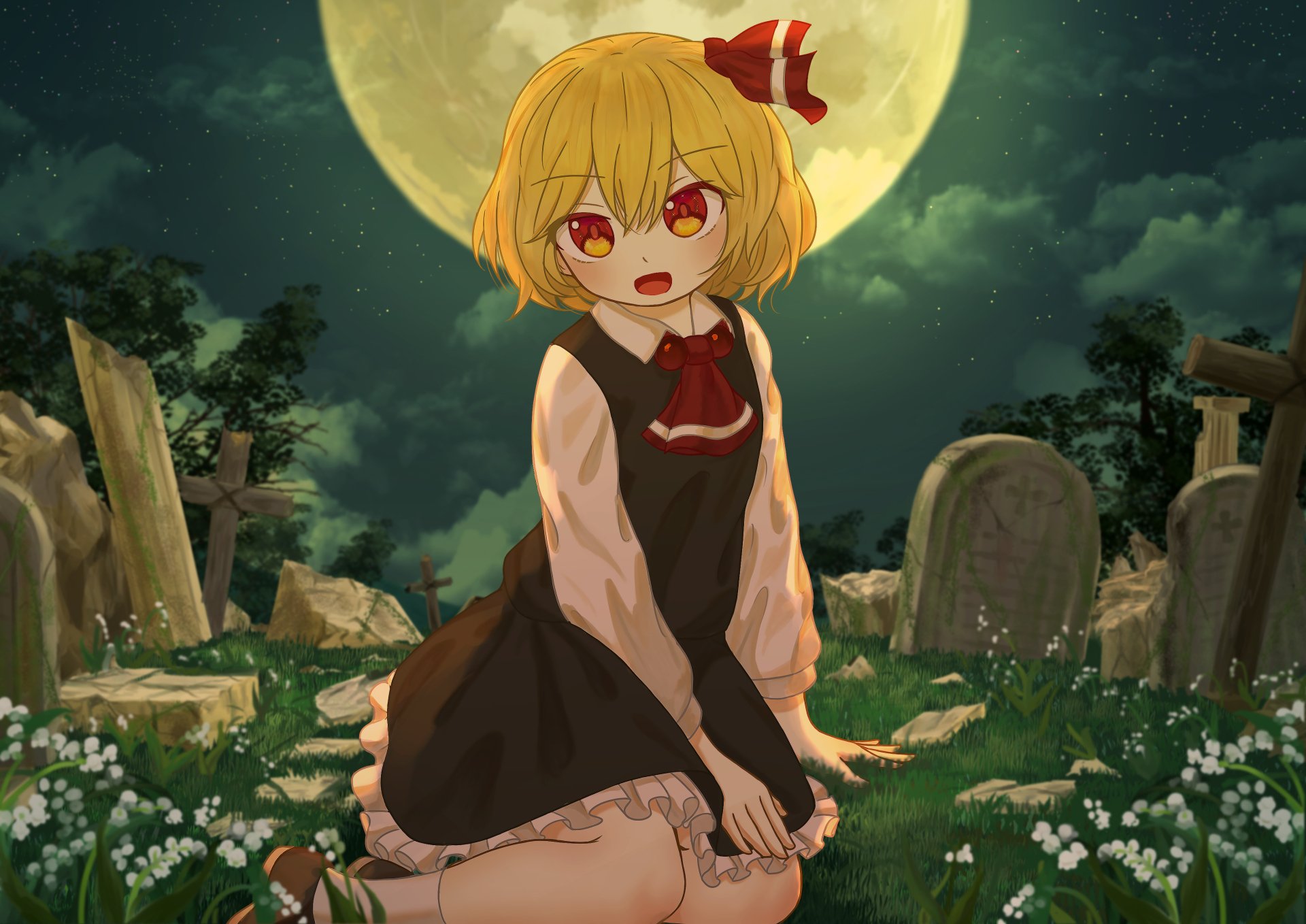 Download Rumia (Touhou) Anime Touhou 4k Ultra HD Wallpaper