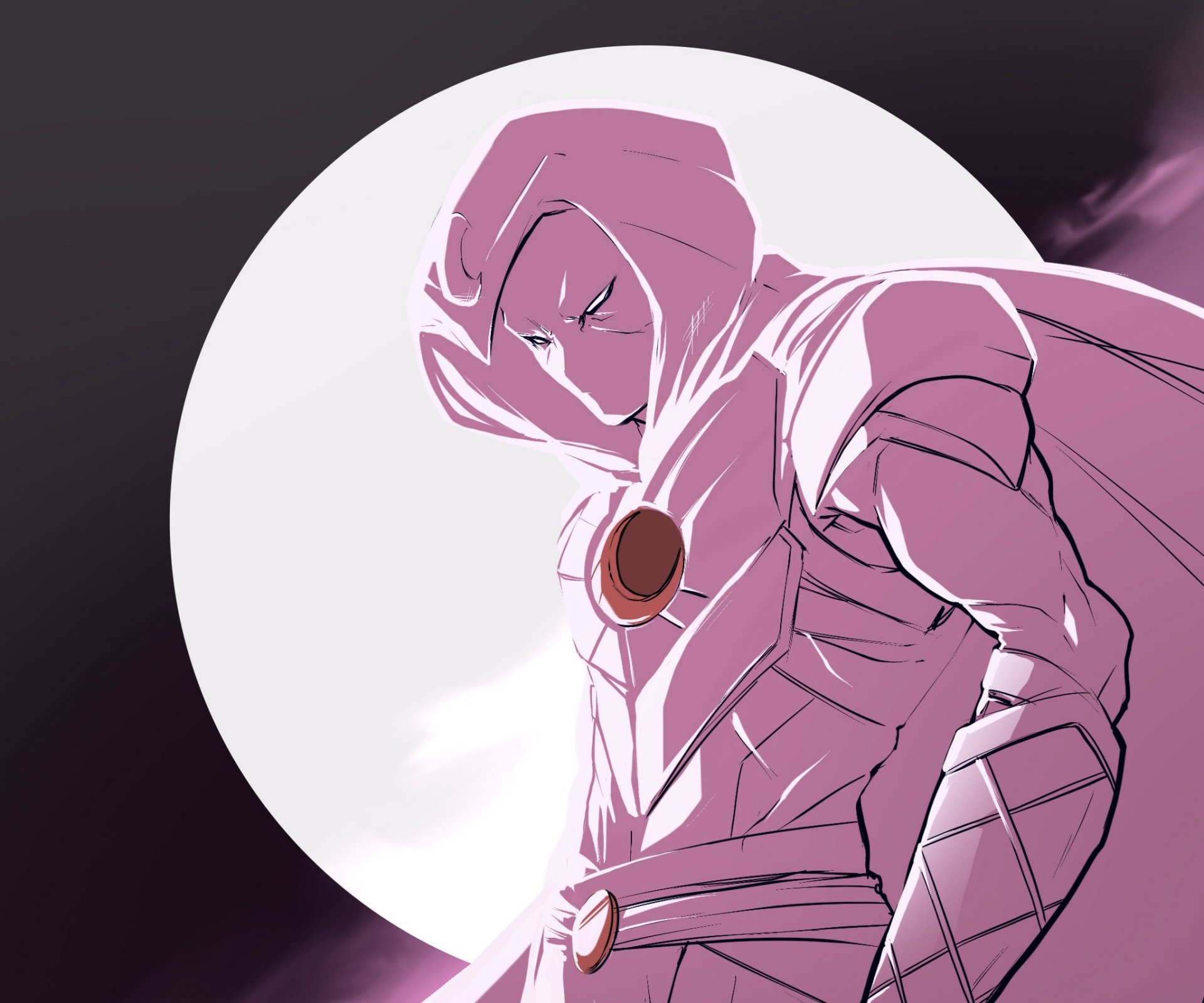 Download Comic Moon Knight HD Wallpaper by Saro Hang