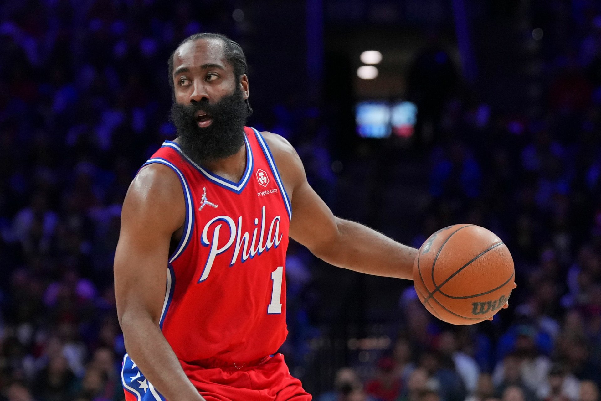 Download Philadelphia 76ers James Harden Sports HD Wallpaper