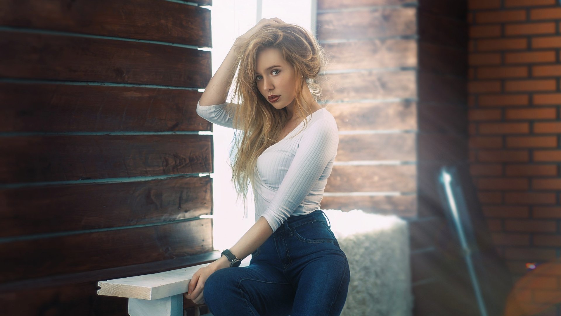 Download Woman Model HD Wallpaper by Sasha Rusko