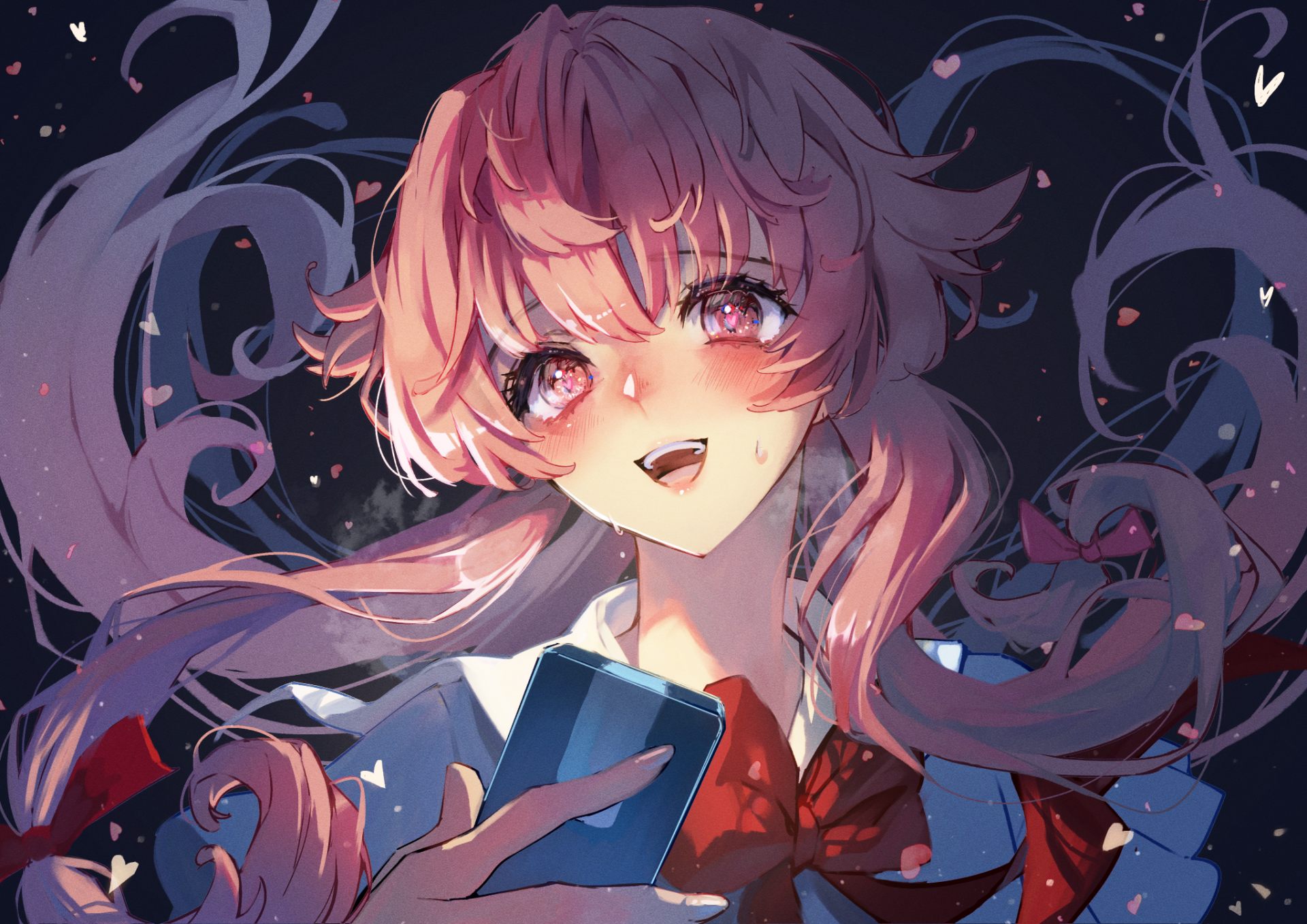 Anime Mirai Nikki HD Wallpaper by Morrow