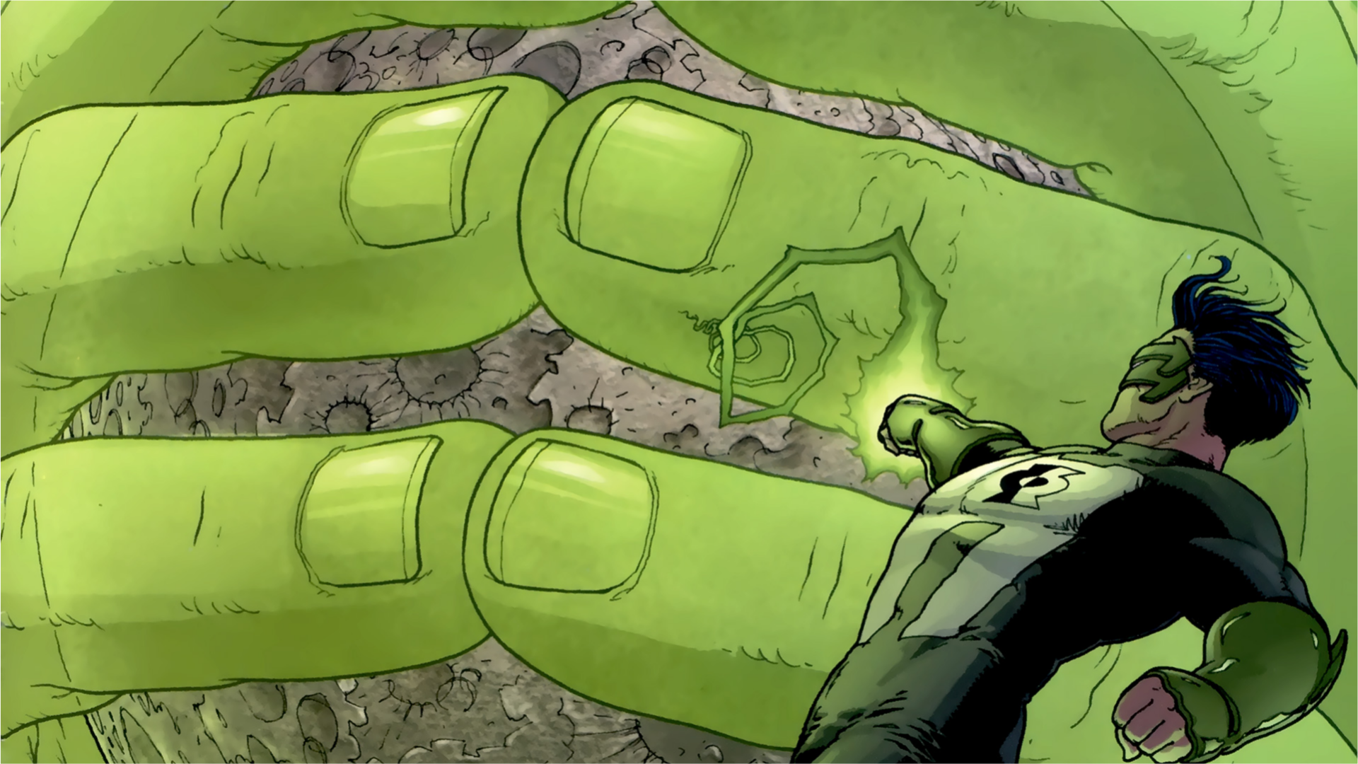 Download Moon Green Lantern Kyle Rayner Comic Justice League HD Wallpaper by Frank Quitely