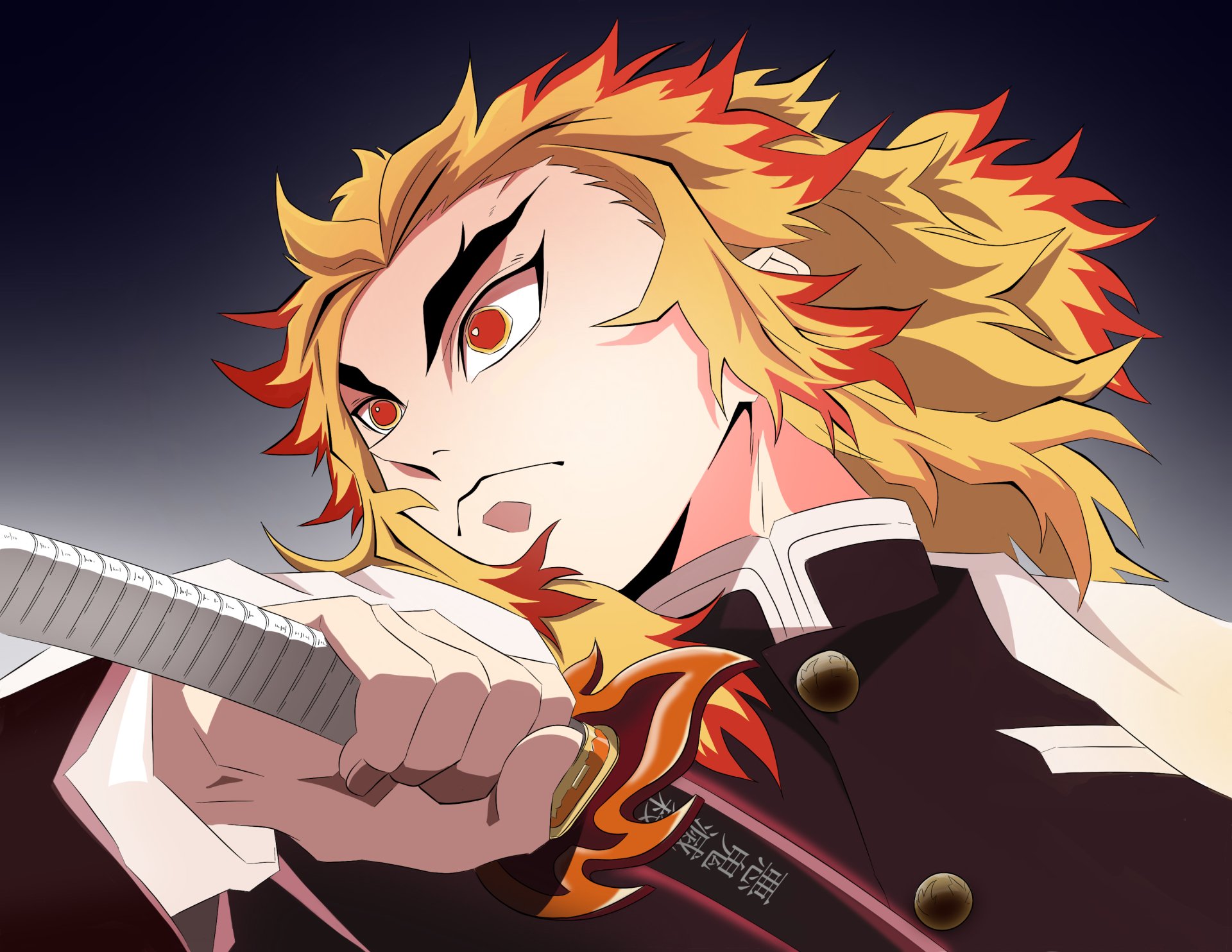 Download Kyojuro Rengoku Anime Demon Slayer: Kimetsu No Yaiba HD ...