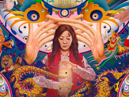 Michelle Yeoh movie Everything Everywhere All at Once HD Desktop Wallpaper | Background Image