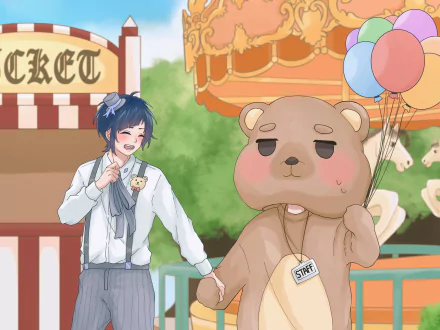 Yujiro Someya Anime To Become a Real Heroine! The Unpopular Girl and the Secret Task HD Desktop Wallpaper | Background Image