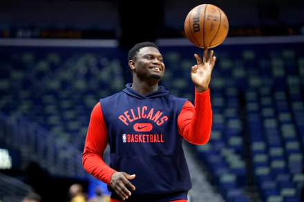 Zion Williamson Sports HD Desktop Wallpaper | Background Image