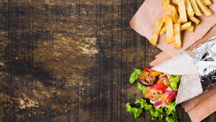 food Doner kebab HD Desktop Wallpaper | Background Image