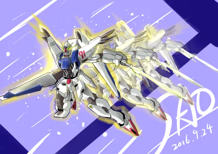 mecha Anime Mobile Suit Gundam F91 HD Desktop Wallpaper | Background Image