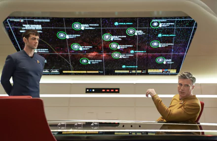 Christopher Pike Anson Mount TV Show Star Trek: Strange New Worlds HD Desktop Wallpaper | Background Image