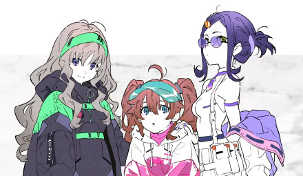 Anime friends HD Desktop Wallpaper | Background Image