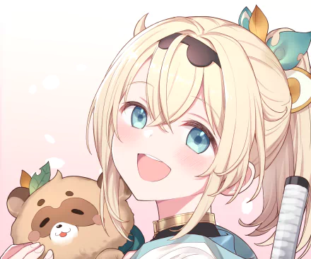 hololive Kazama Iroha Anime Virtual Youtuber HD Desktop Wallpaper | Background Image