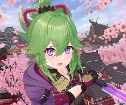 Kuki Shinobu video game Genshin Impact HD Desktop Wallpaper | Background Image