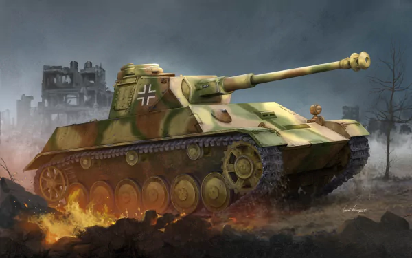 military Panzer III HD Desktop Wallpaper | Background Image