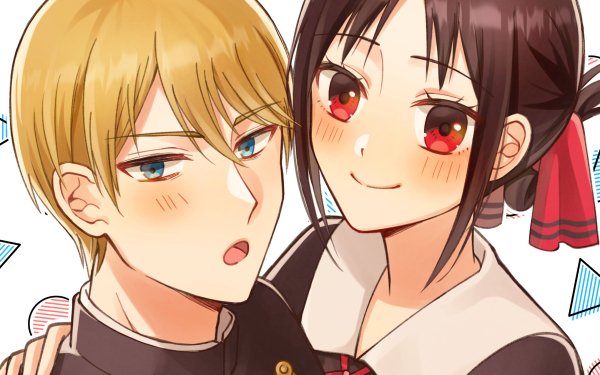 Anime Kaguya-sama: Love is War Kaguya Shinomiya Miyuki Shirogane HD Wallpaper | Background Image