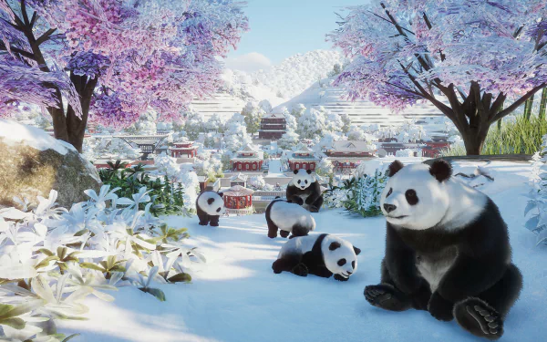 panda video game Planet Zoo HD Desktop Wallpaper | Background Image