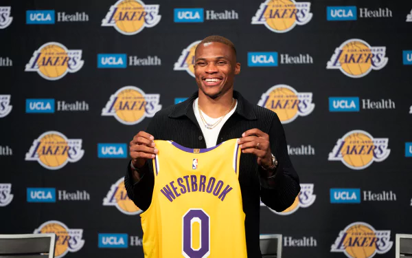 Russell Westbrook Sports HD Desktop Wallpaper | Background Image