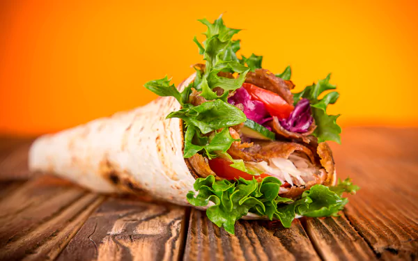 food Doner kebab HD Desktop Wallpaper | Background Image
