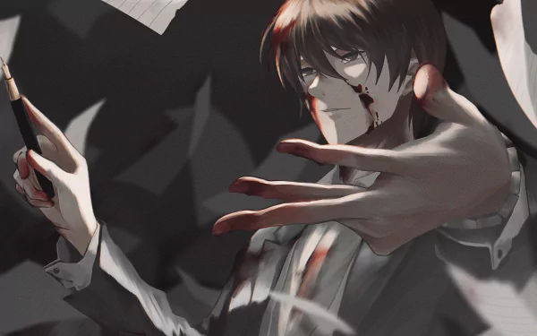 Light Yagami Anime Death Note HD Desktop Wallpaper | Background Image