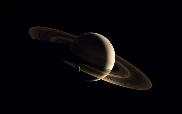 Sci Fi Saturn HD Desktop Wallpaper | Background Image