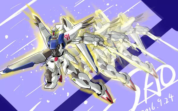 mecha Anime Mobile Suit Gundam F91 HD Desktop Wallpaper | Background Image