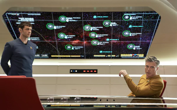 Christopher Pike Anson Mount TV Show Star Trek: Strange New Worlds HD Desktop Wallpaper | Background Image