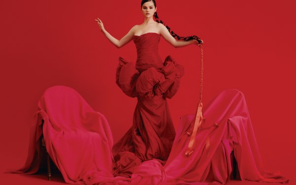 Music Selena Gomez Red Dress HD Wallpaper | Background Image