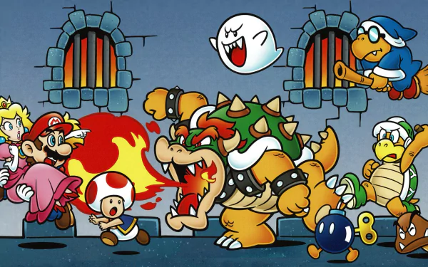 video game Super Mario Bros. HD Desktop Wallpaper | Background Image
