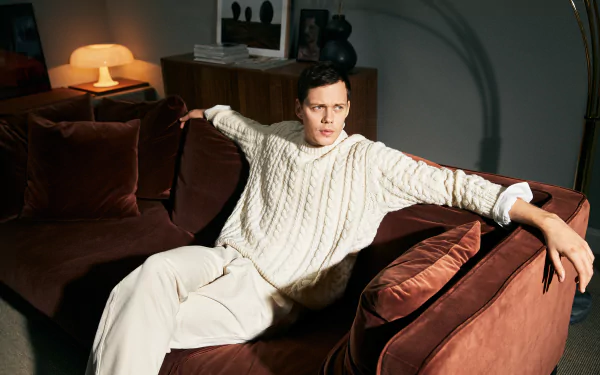 Celebrity Bill Skarsgård HD Desktop Wallpaper | Background Image