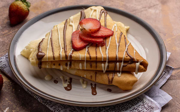 food crêpe HD Desktop Wallpaper | Background Image