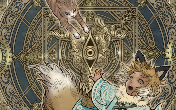 cat Fox girl Comic Monstress HD Desktop Wallpaper | Background Image