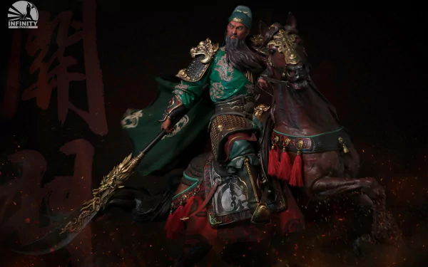Guan Yu fantasy warrior fantasy warrior HD Desktop Wallpaper | Background Image