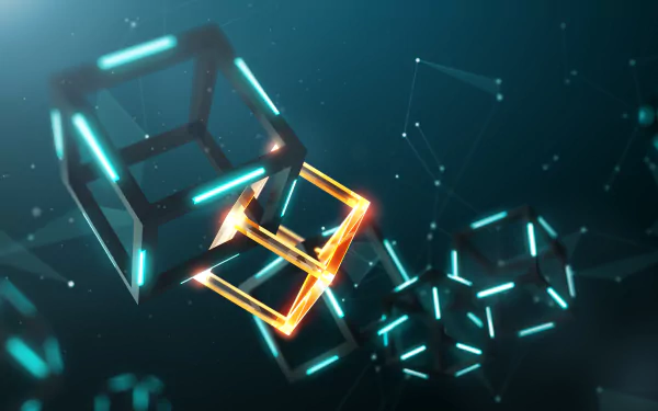 technology Blockchain HD Desktop Wallpaper | Background Image
