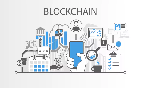 technology Blockchain HD Desktop Wallpaper | Background Image