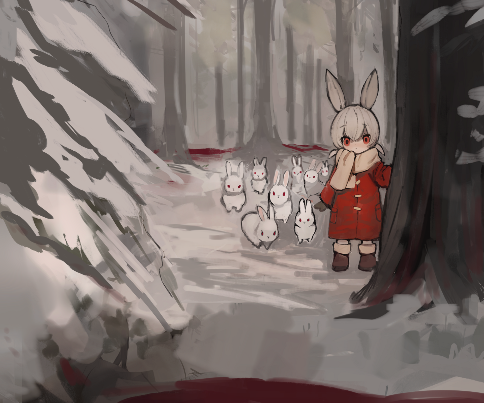 Download Anime Girl Anime Girl HD Wallpaper by う