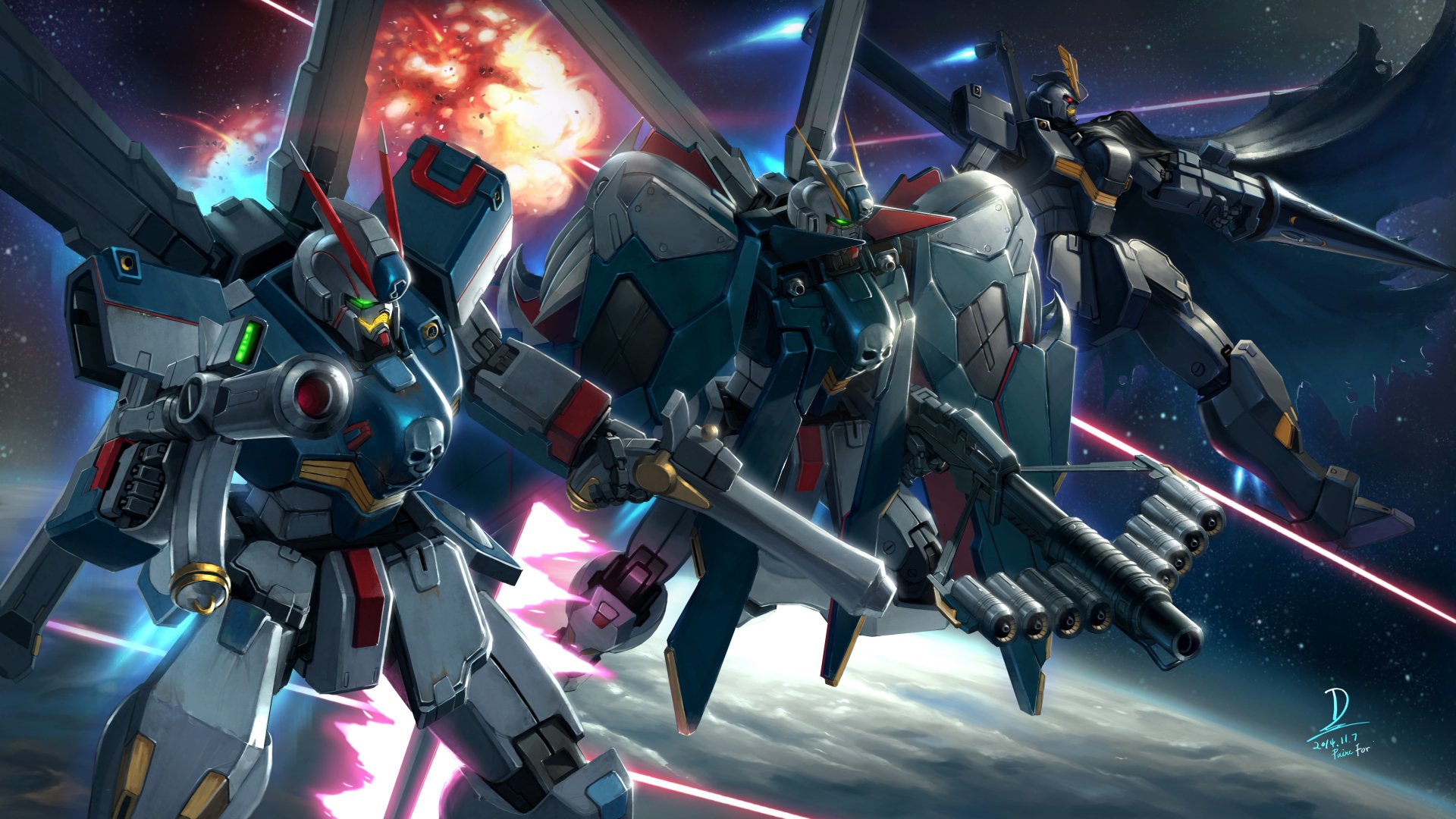 Download Anime Mobile Suit Gundam 4k Ultra HD Wallpaper