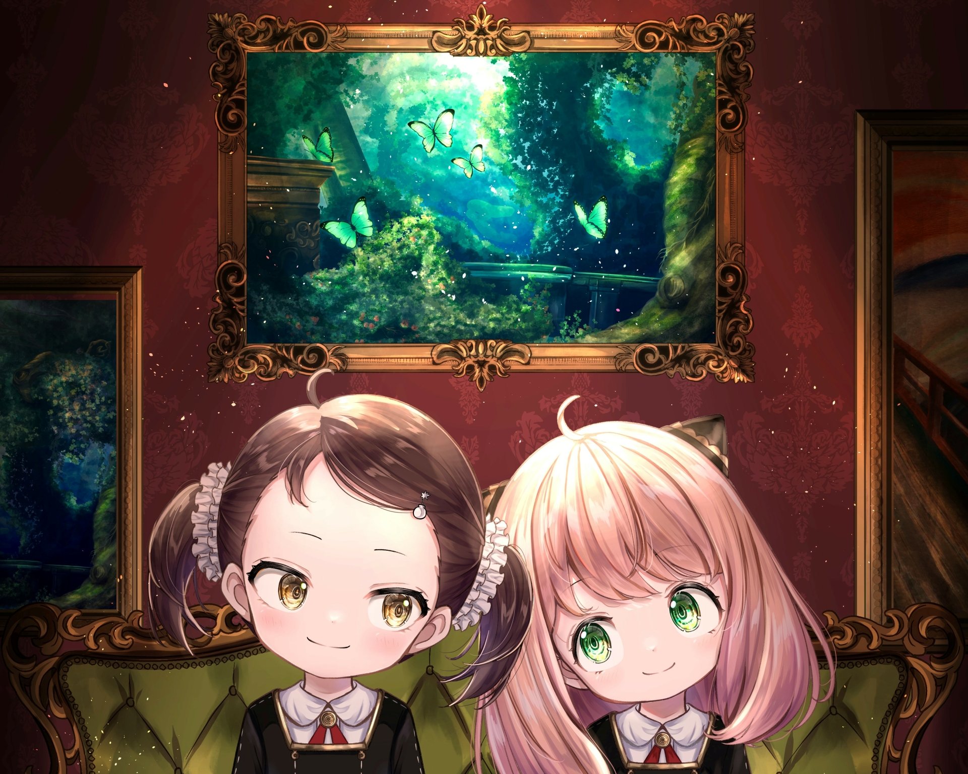 Download Becky Blackbell Anya Forger Anime Spy X Family 4k Ultra HD Wallpaper by キウイ