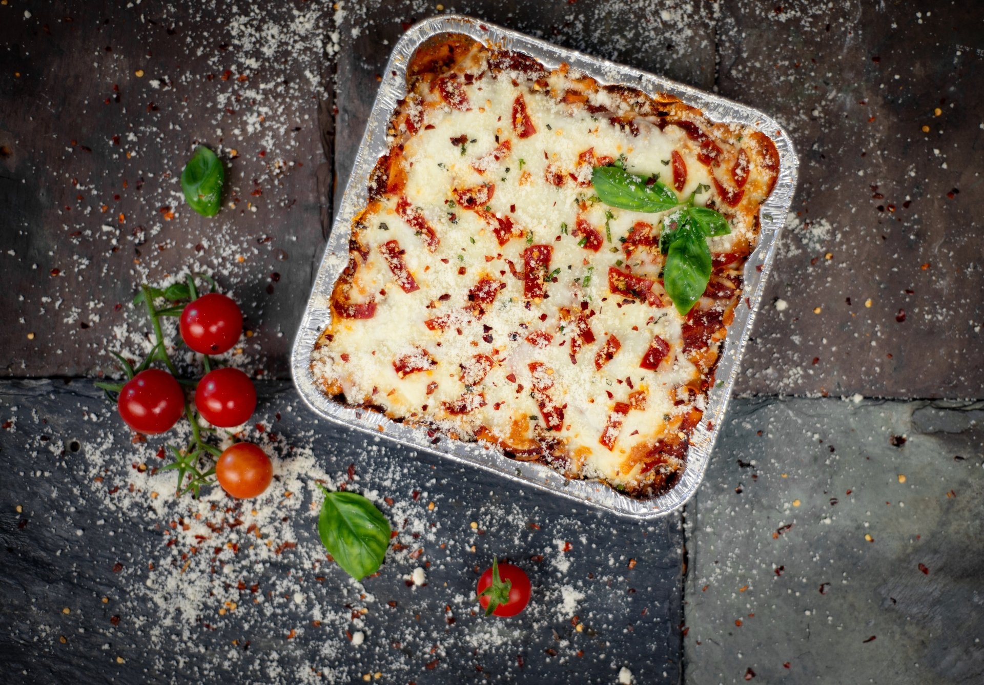 Download Food Lasagna 4k Ultra HD Wallpaper