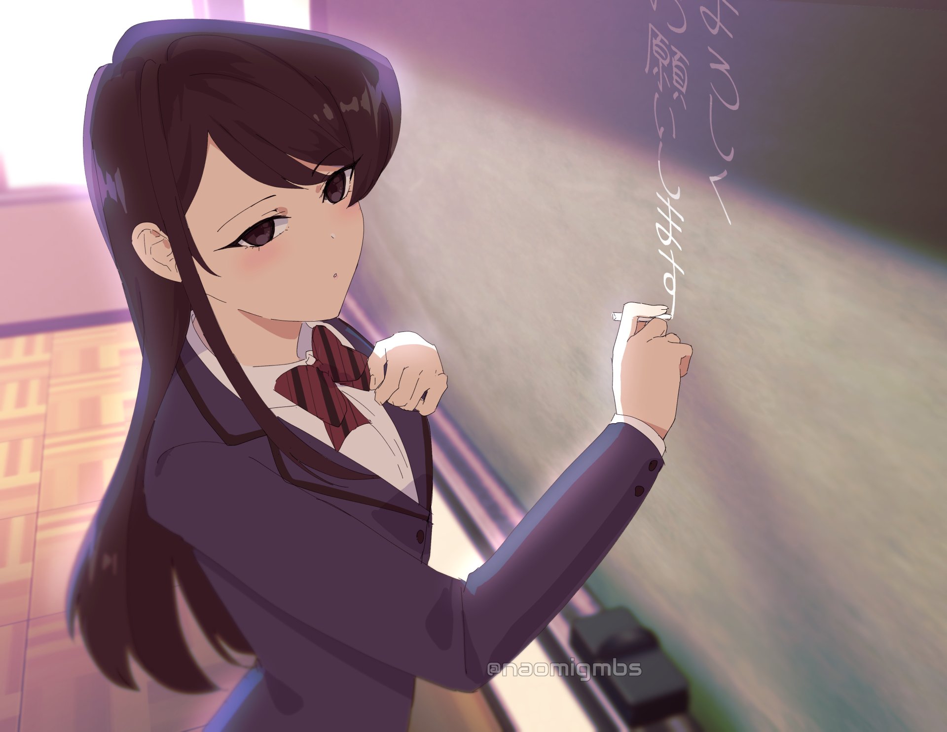 Download Komi Shouko Anime Komi Can't Communicate 4k Ultra HD Wallpaper ...