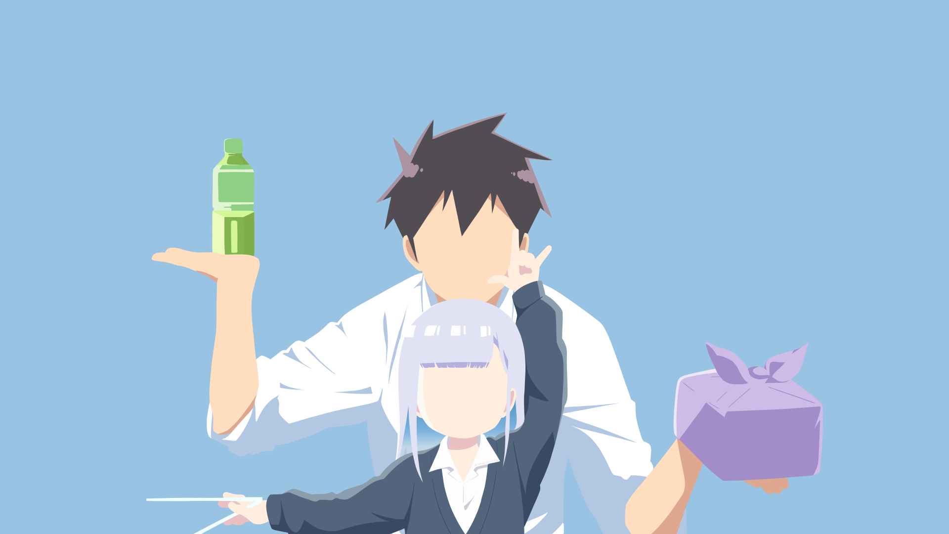 Download Reina Aharen Raidou Matsuboshi Anime Aharen-san Is Indecipherable 4k Ultra HD Wallpaper by tashpointoh