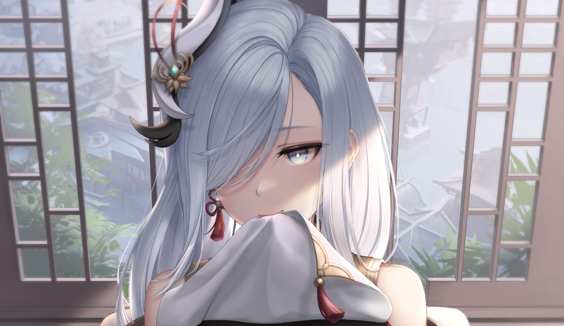 Download Shenhe (Genshin Impact) Video Game Genshin Impact HD Wallpaper by KIE