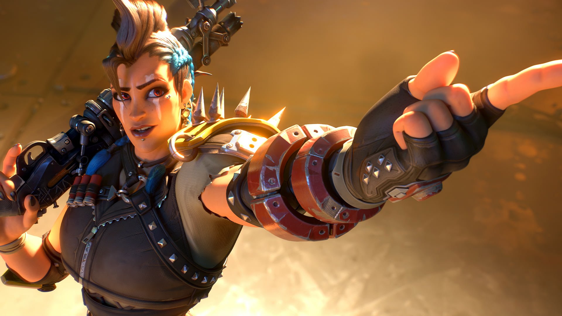 Download Junker Queen Video Game Overwatch 2 HD Wallpaper