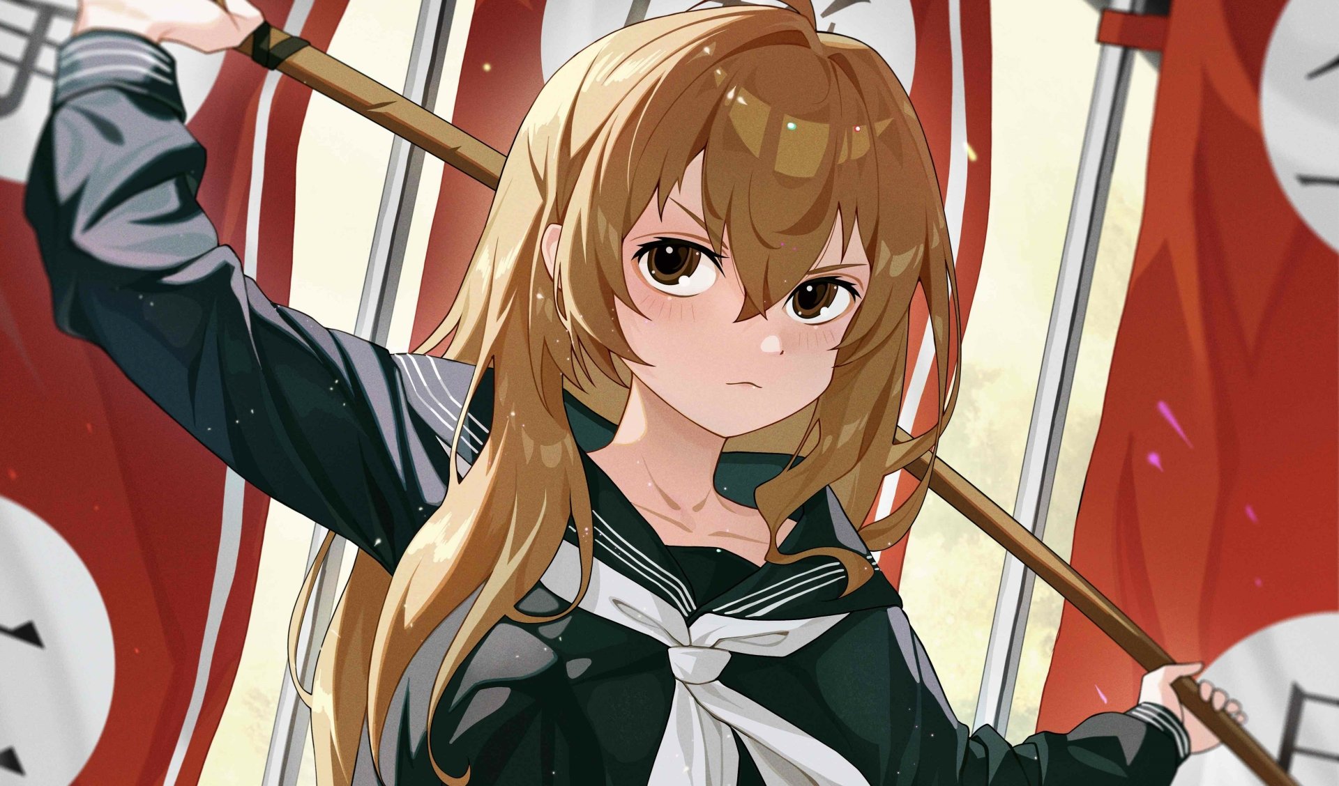 Download Taiga Aisaka Anime Toradora! 4k Ultra HD Wallpaper by 白纯