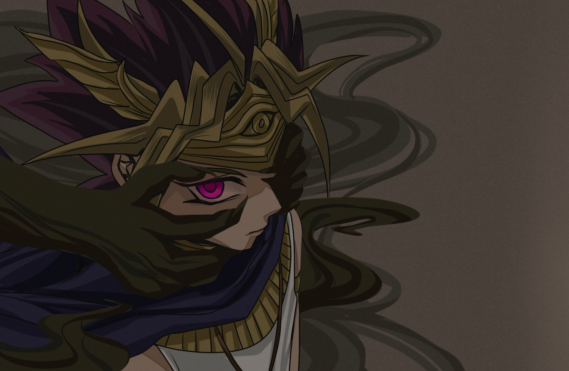 Download Yami Yugi Pharaoh Atem Anime Yu-Gi-Oh! HD Wallpaper