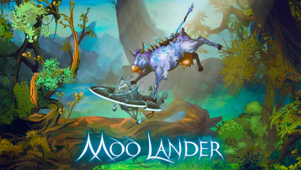 video game Moo Lander HD Desktop Wallpaper | Background Image