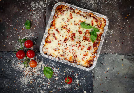food lasagna HD Desktop Wallpaper | Background Image