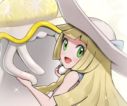 Lillie (Pokemon) video game Pokémon: Sun and Moon HD Desktop Wallpaper | Background Image