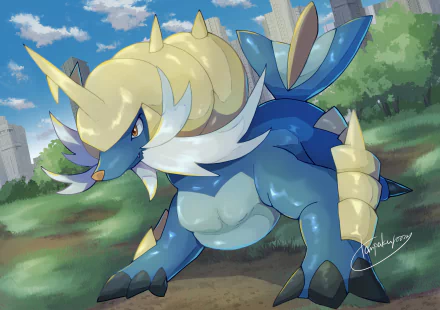 Samurott (Pokemon) video game Pokémon X and Y HD Desktop Wallpaper | Background Image