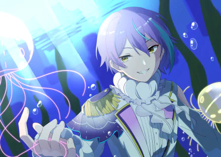 Kamishiro Rui video game Project Sekai: Colorful Stage! feat. Hatsune Miku HD Desktop Wallpaper | Background Image