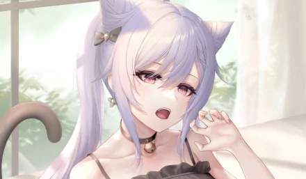 Keqing (Genshin Impact) video game Genshin Impact HD Desktop Wallpaper | Background Image