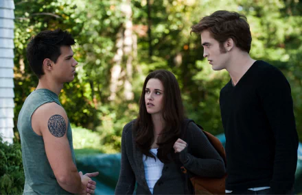 Edward Cullen Kristen Stewart Bella Swan Taylor Lautner Jacob Black movie The Twilight Saga: Eclipse HD Desktop Wallpaper | Background Image